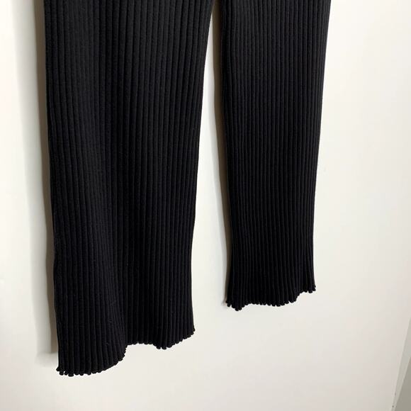 John Elliot Ginza Rib Cropped Pant Womens Black Size 0 USA Made - Picture 5 of 16